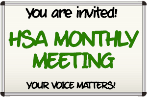 HSA Monthly Meeting