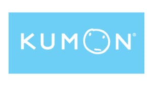 Kumon Logo White on Blue